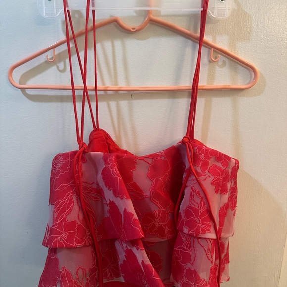 Red Ruffle Top - Picture 5 of 6